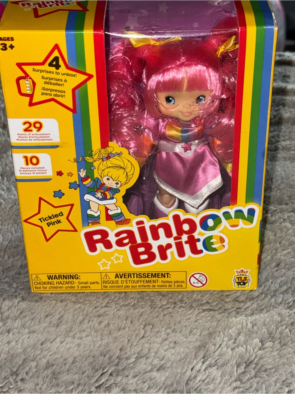 Rainbow Brite Tickled Pink 5.5-inch poseable fashion doll